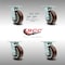 Service Caster 5 Inch SS Polyurethane Swivel Caster Set with Roller Bearing and Swivel Lock SCC SCC-SS30S520-PPUR-BSL-4 - alternate 4